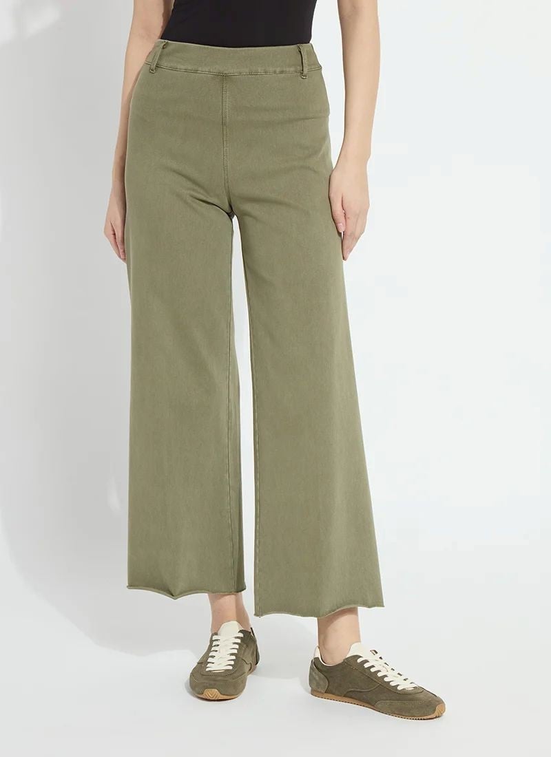 LYSSE Erin Hi Waist Wide Leg Denim Antigue Wash