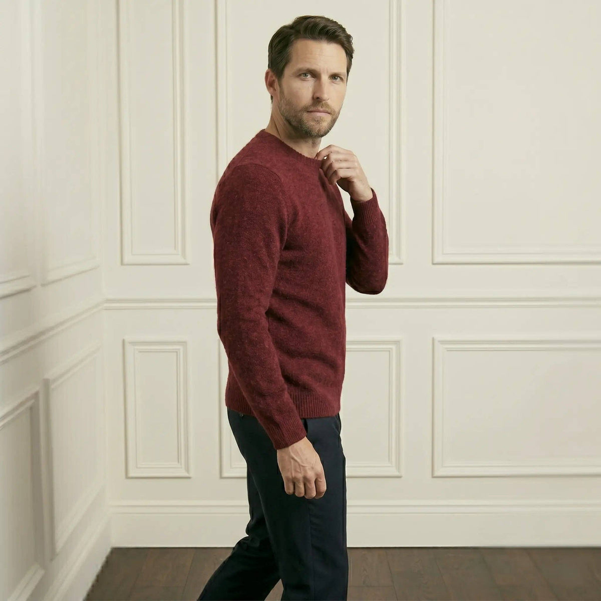 LUMUSAE LLC - Men's Cashmere Crewneck Sweater - The Original
