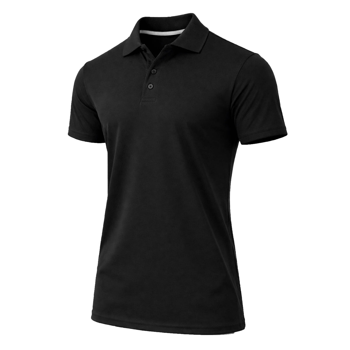 Galaxy By Harvic -  Men's Dry Fit Moisture-Wicking Polo Shirt (S-5XL): Grey, S