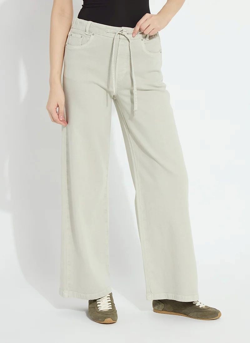 LYSSE Nellie Drawstring Wide Leg Denim