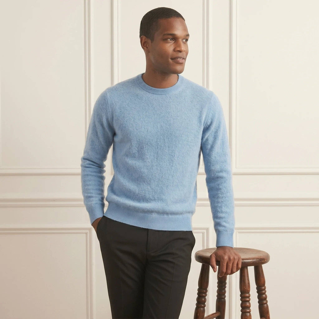 LUMUSAE LLC - Men's Cashmere Crewneck Sweater - The Original