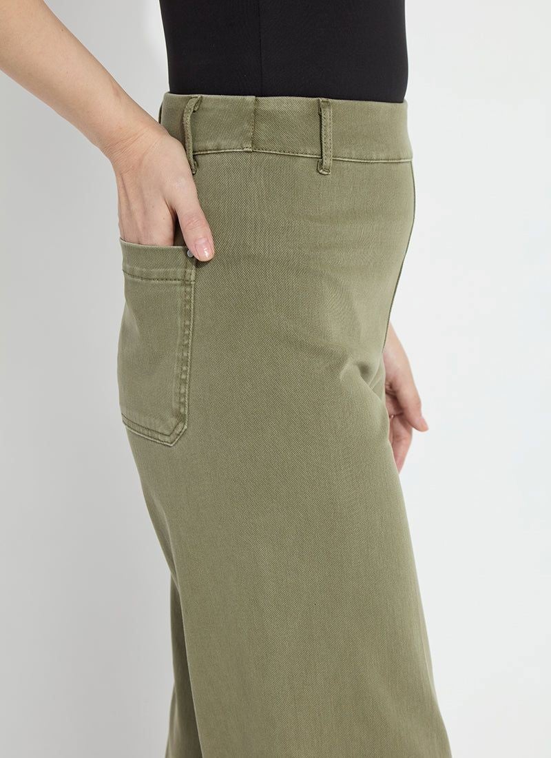 LYSSE Erin Hi Waist Wide Leg Denim Antigue Wash