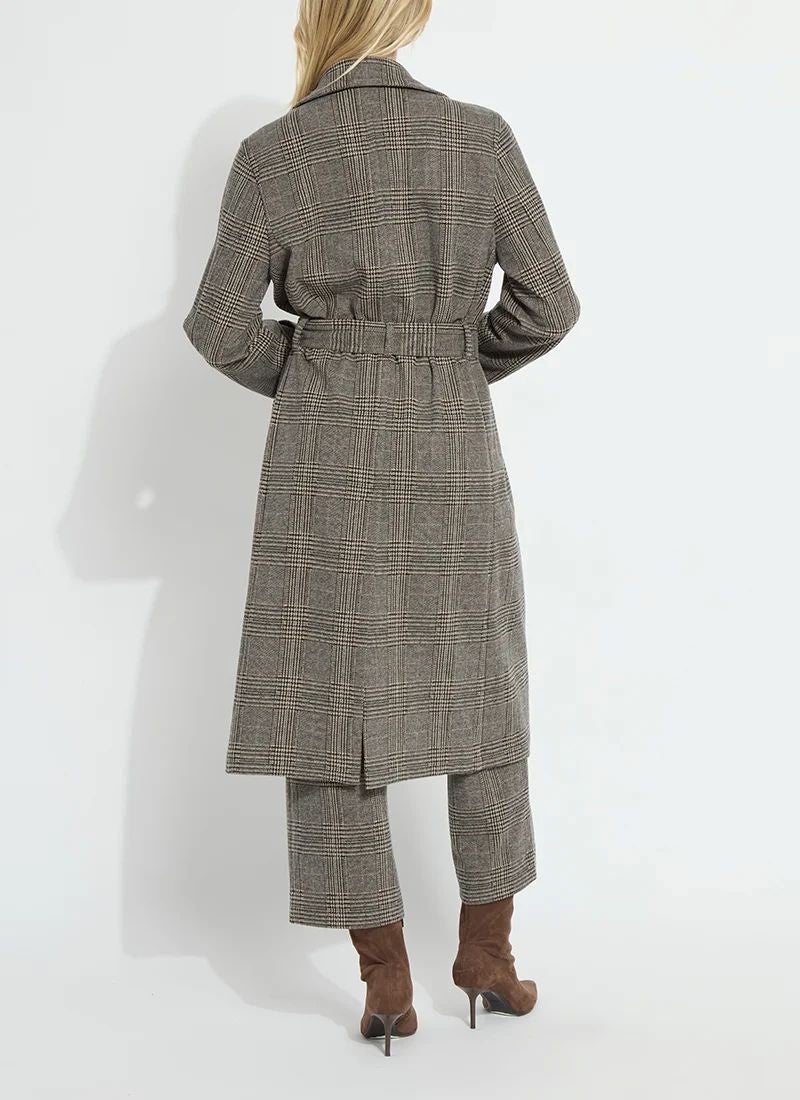 LYSSE Marla Brushed Ponte Belted Trench Coat