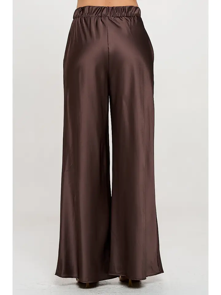 Renee C. Brown Satin Pant