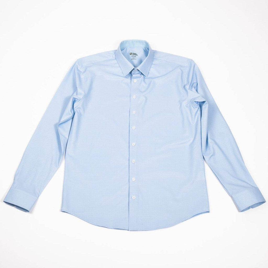 Tough Apparel - Hustle Sport Shirt - Long Sleeve - Micro Houndstooth: Regular, Medium