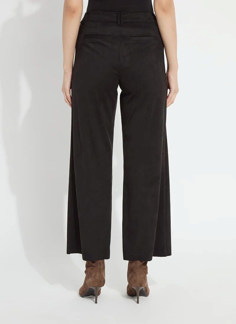 LYSSE Vionette Vegan Suede Wide Led Trouser