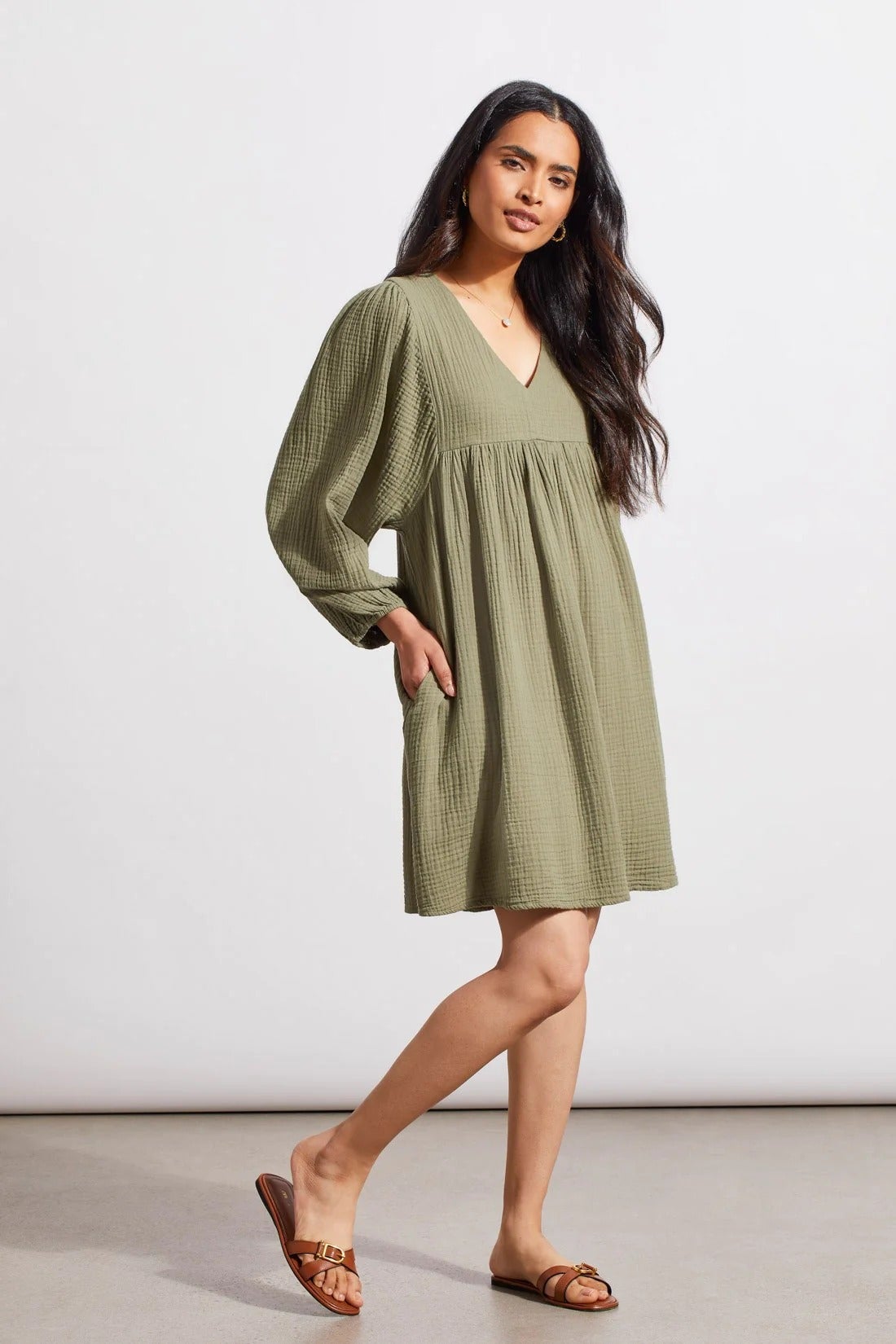 Tribal Jeans - Puff Sleeve Dress
