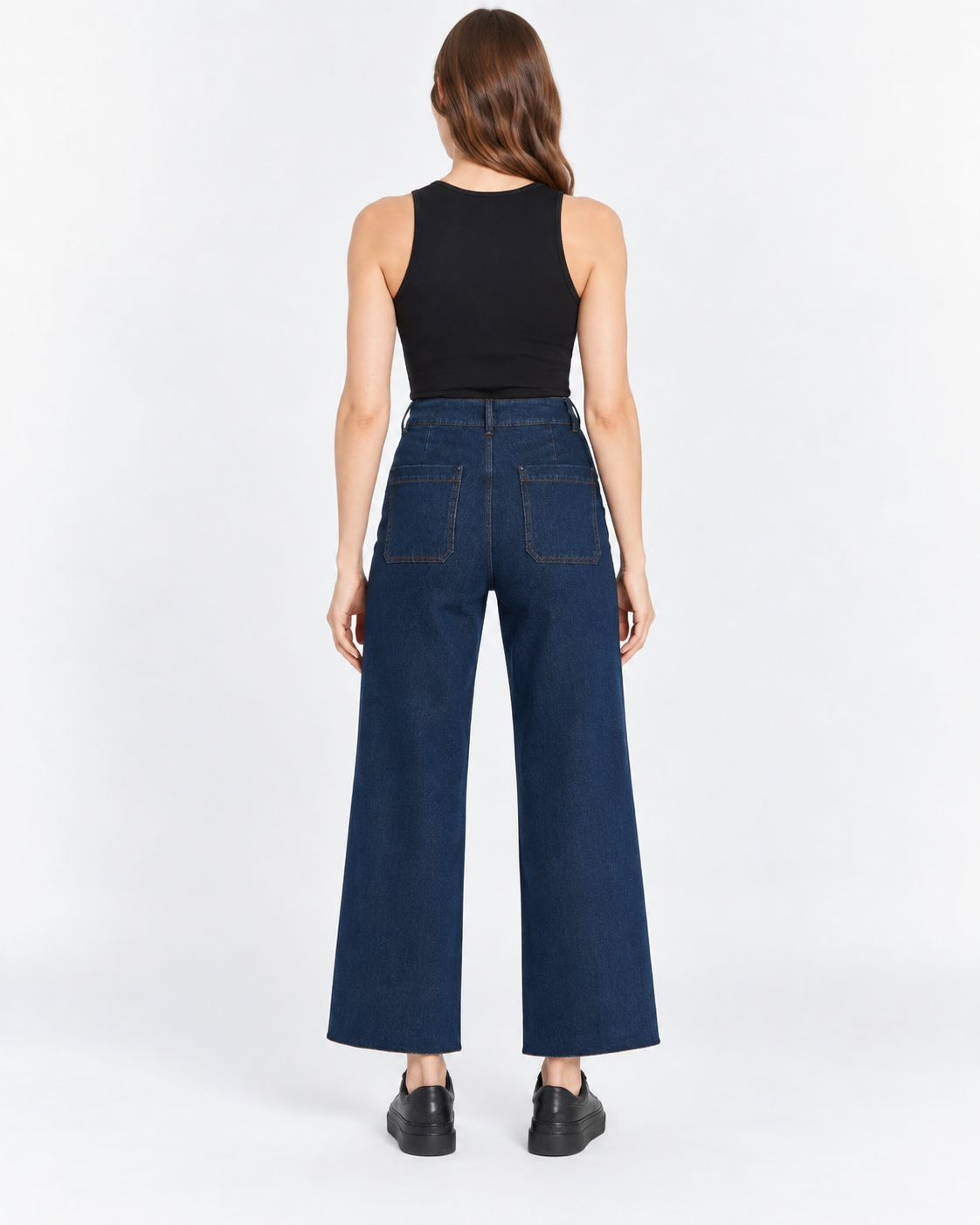 Lysse Erin Hi-Waist Wide Leg Denim (Indigo) Women's Jeans