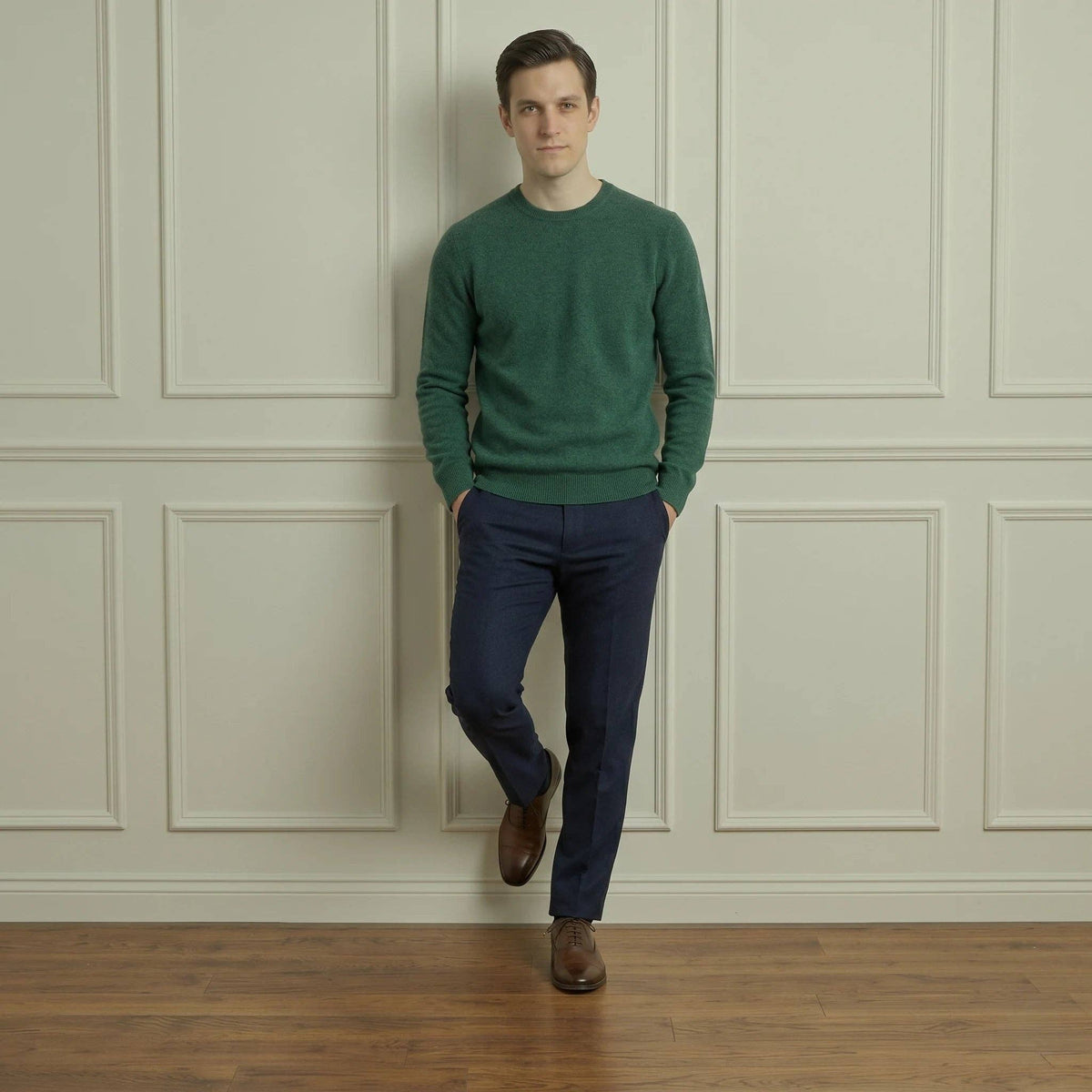 LUMUSAE LLC - Men's Cashmere Crewneck Sweater - The Original
