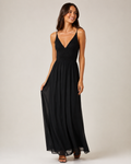 L Love Satin Evening Dress