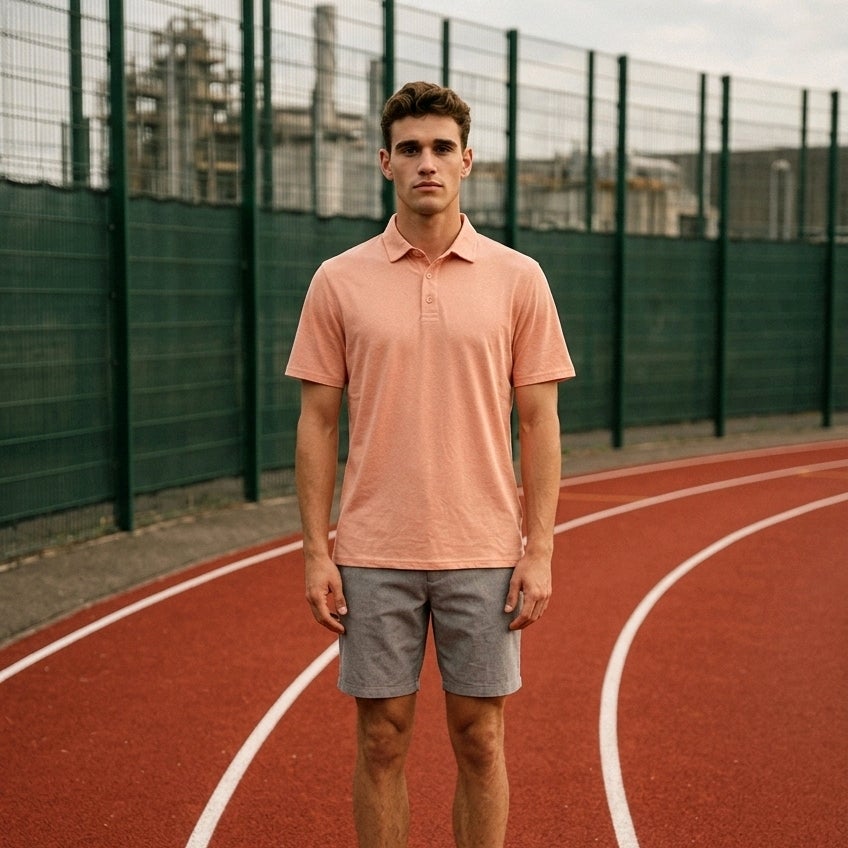 Flag & Anthem Coral Polo