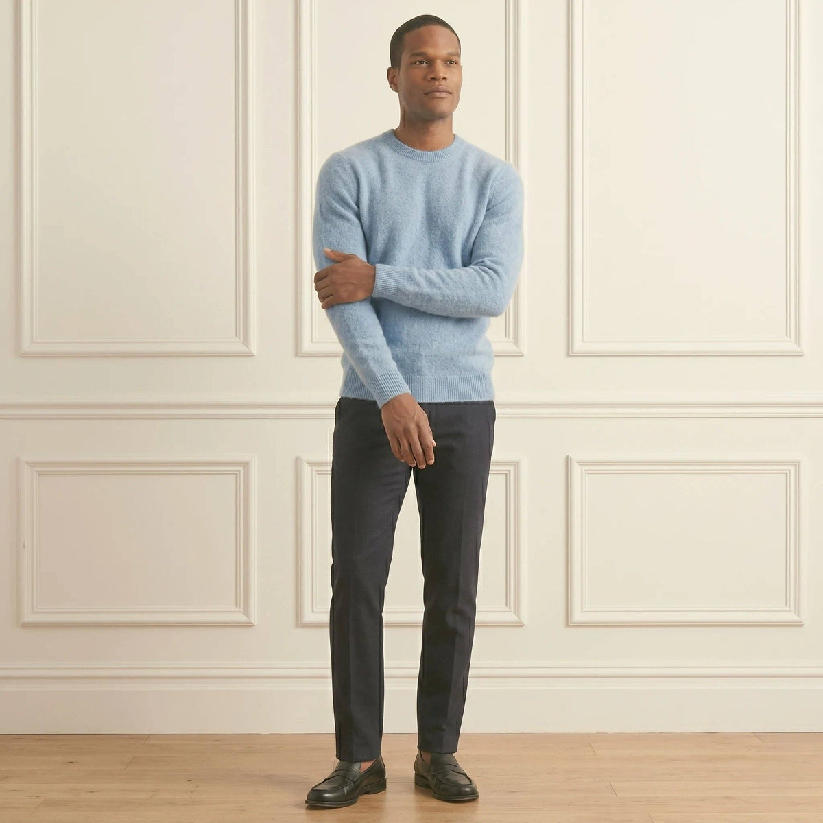 LUMUSAE LLC - Men's Cashmere Crewneck Sweater - The Original