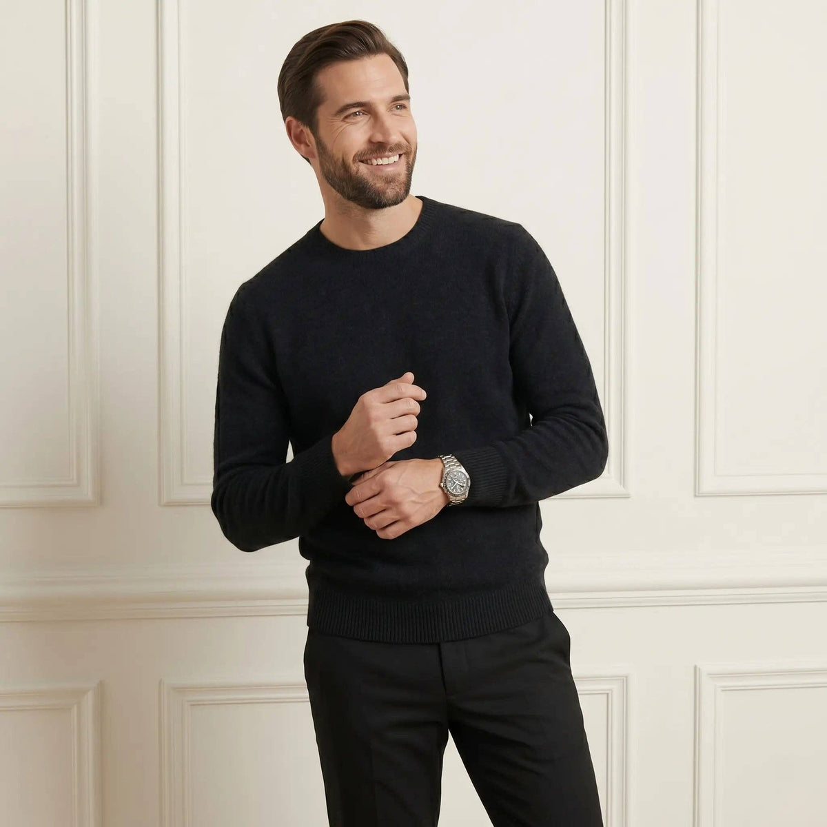 LUMUSAE LLC - Men's Cashmere Crewneck Sweater - The Original