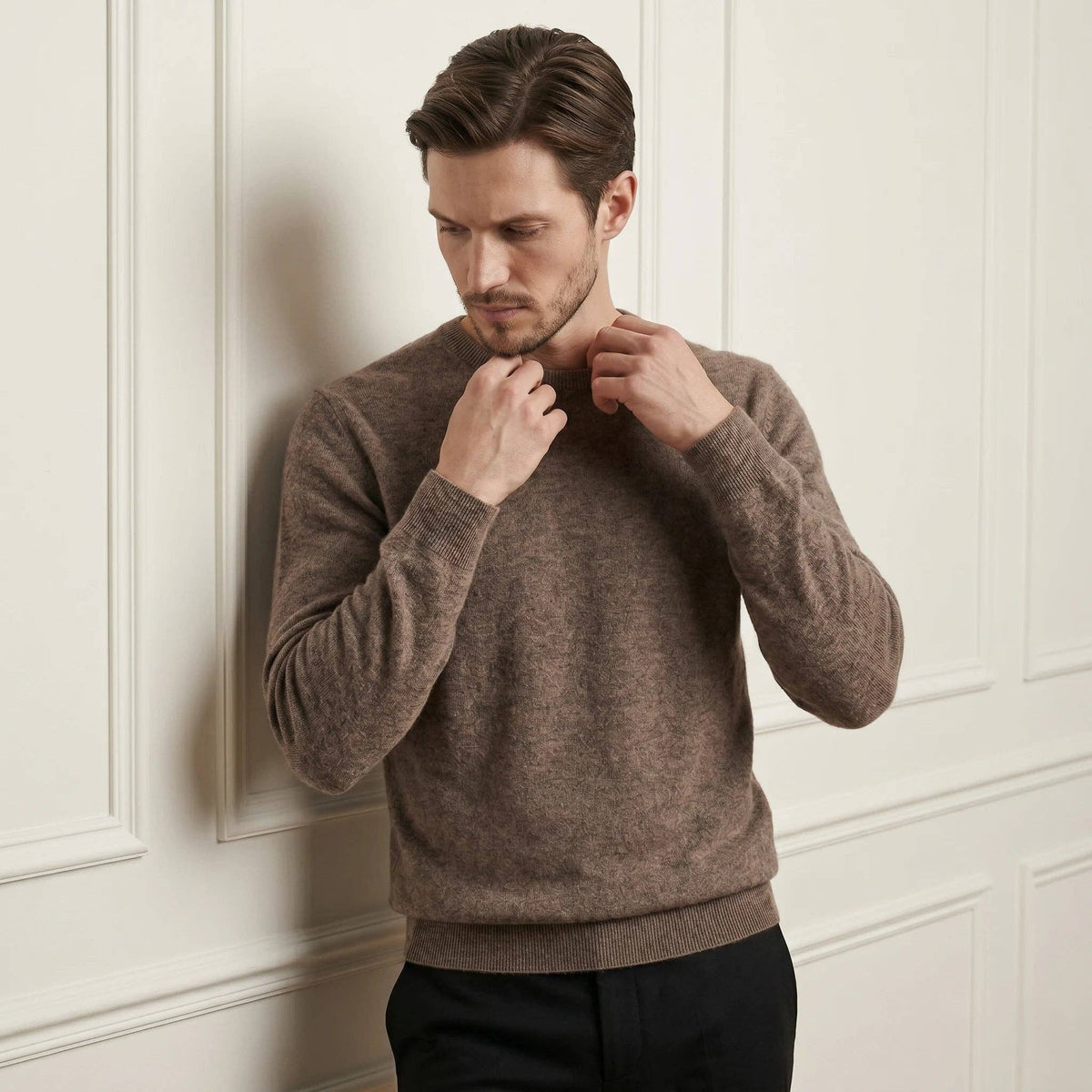 LUMUSAE LLC - Men's Cashmere Crewneck Sweater - The Original