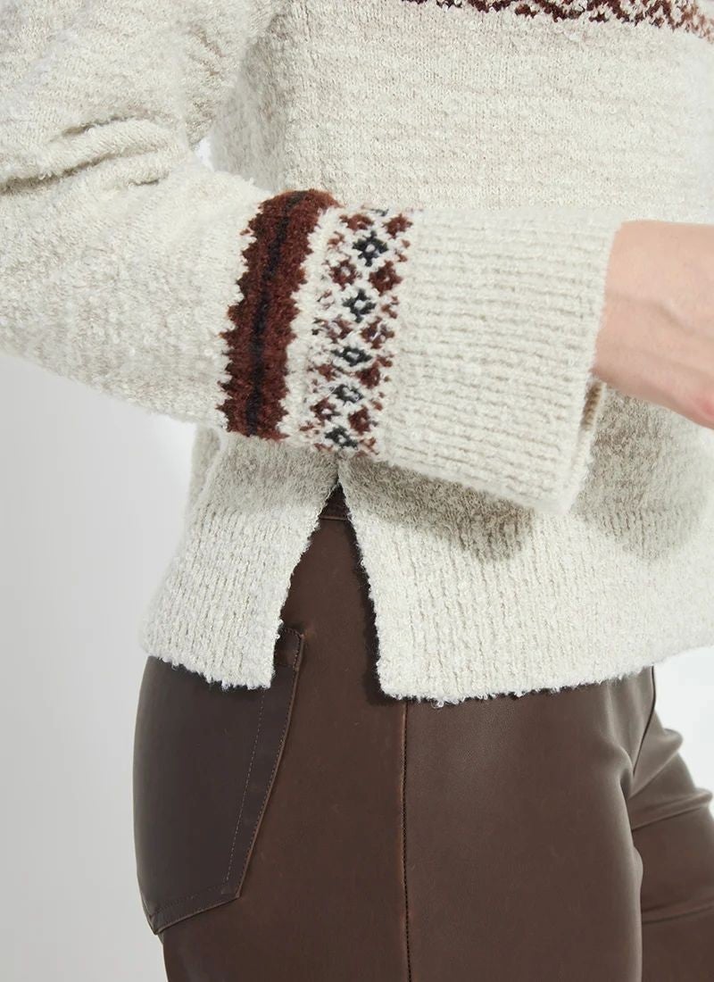 LYSSE Harriet Fair Isle Sweater
