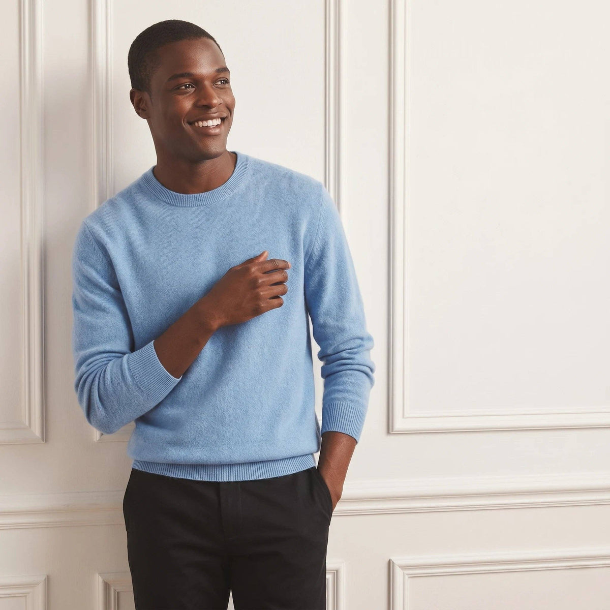 LUMUSAE LLC - Men's Cashmere Crewneck Sweater - The Original