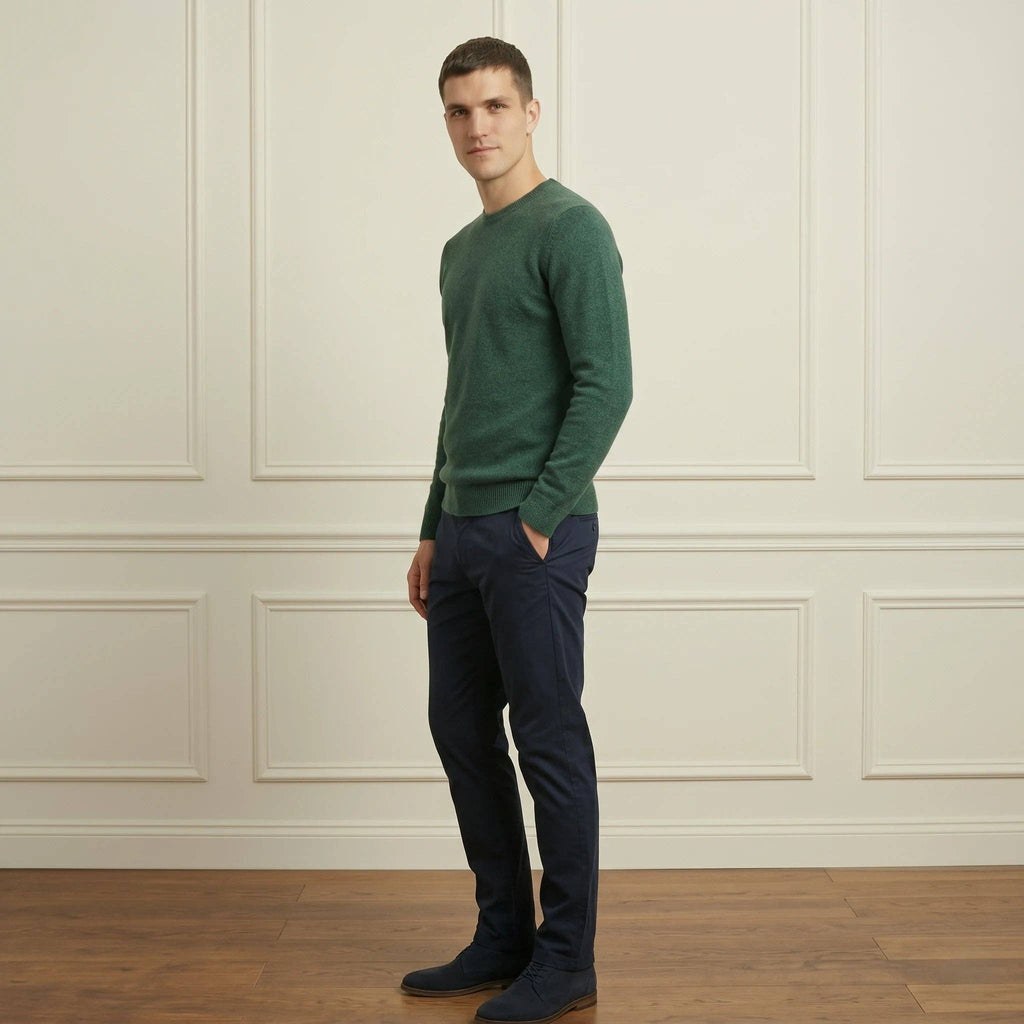 LUMUSAE LLC - Men's Cashmere Crewneck Sweater - The Original