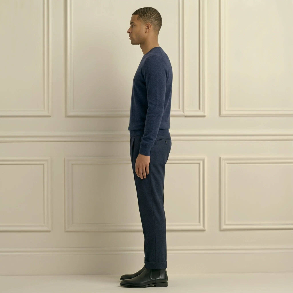 LUMUSAE LLC - Men's Cashmere Crewneck Sweater - The Original