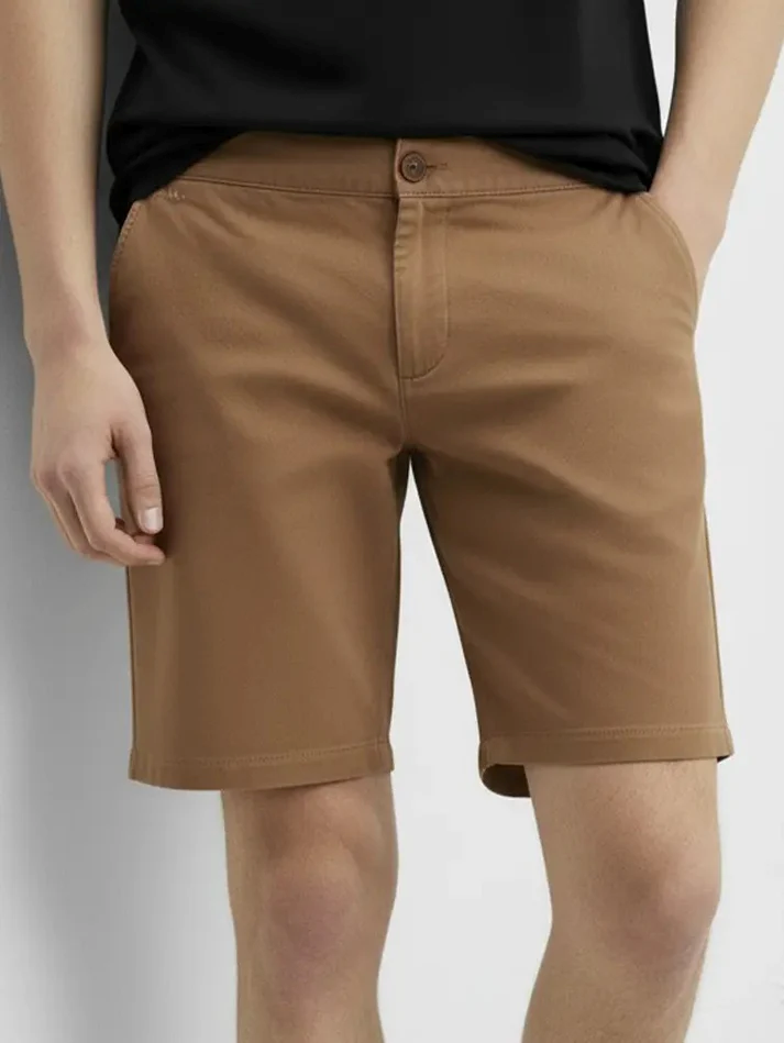 Hawks Bay Men’s Chino Flex Cotton Short. Color