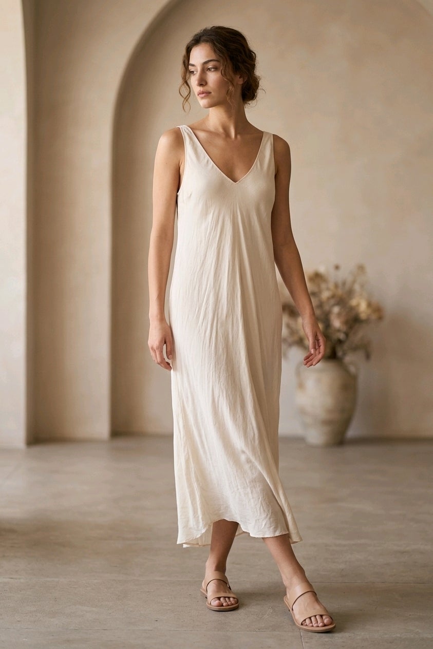 Tempo Paris Long Bias Dress - 100% Pure Silk