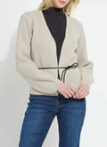 LYSSE Ravenna Peplum Knitted Cardigan