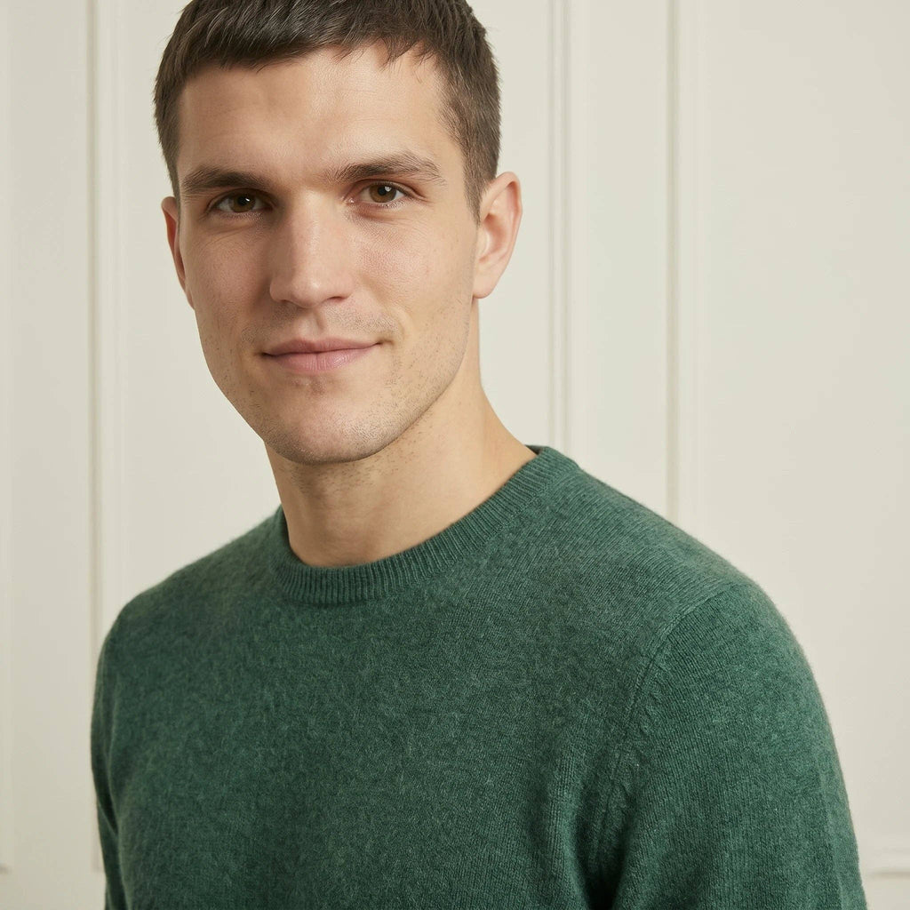 LUMUSAE LLC - Men's Cashmere Crewneck Sweater - The Original