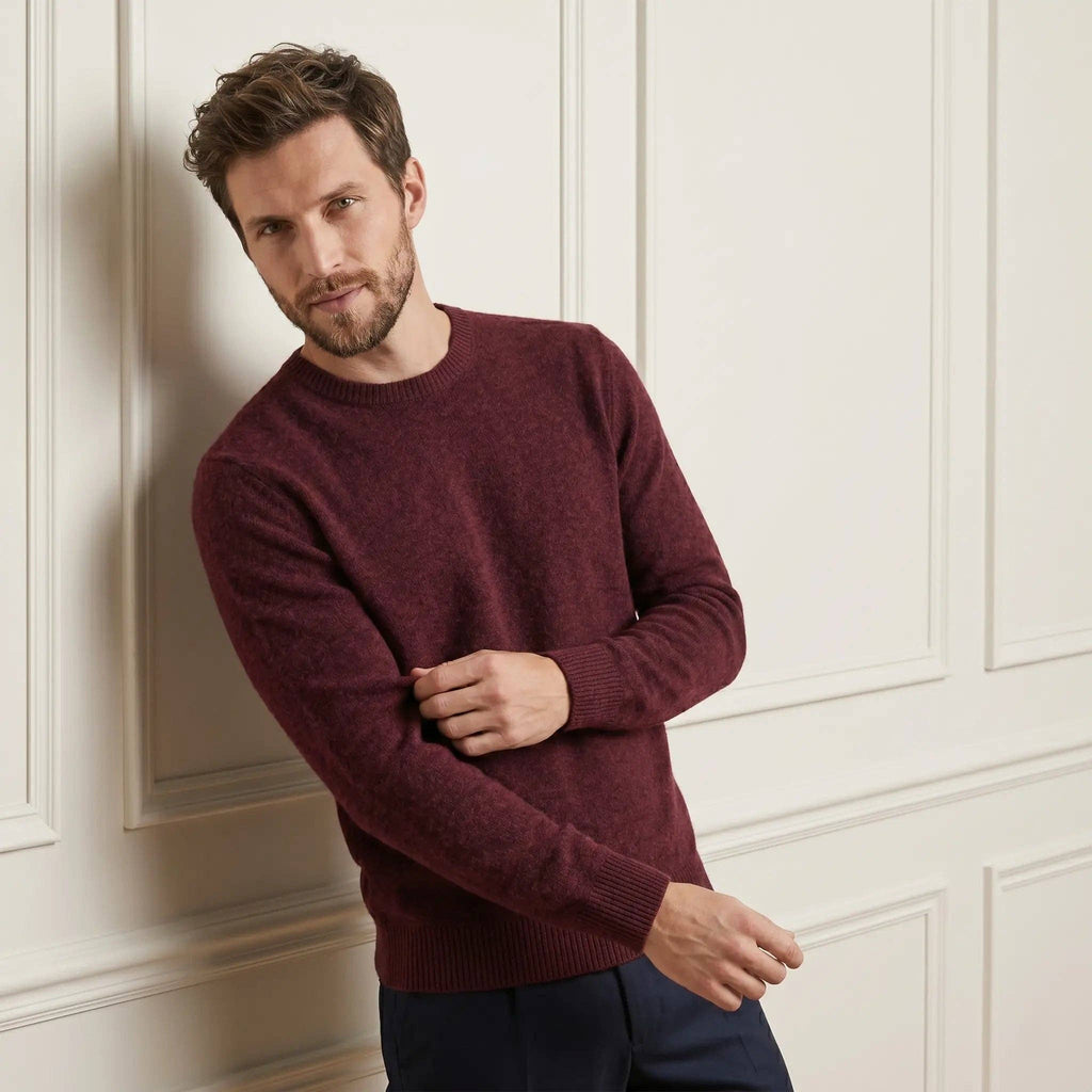 LUMUSAE LLC - Men's Cashmere Crewneck Sweater - The Original