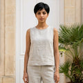 LYSSÉ Flax Linen Top