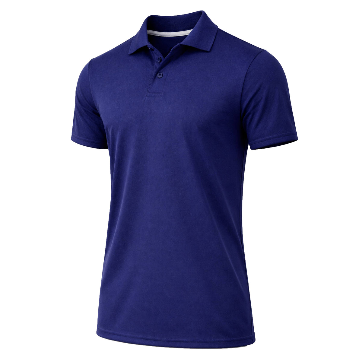 Galaxy By Harvic -  Men's Dry Fit Moisture-Wicking Polo Shirt (S-5XL): Black, S
