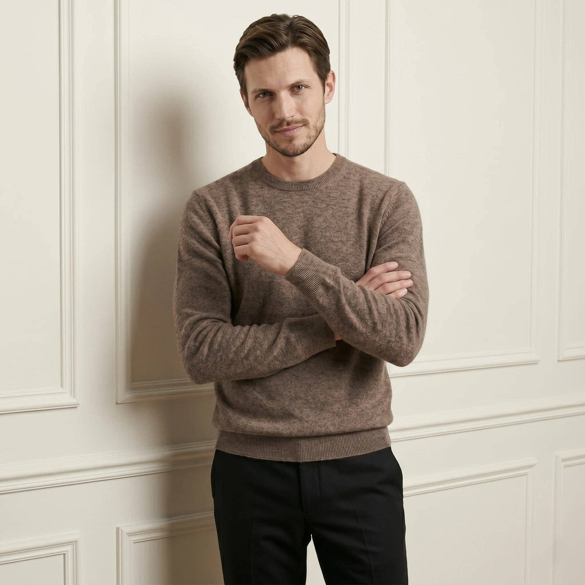 LUMUSAE LLC - Men's Cashmere Crewneck Sweater - The Original
