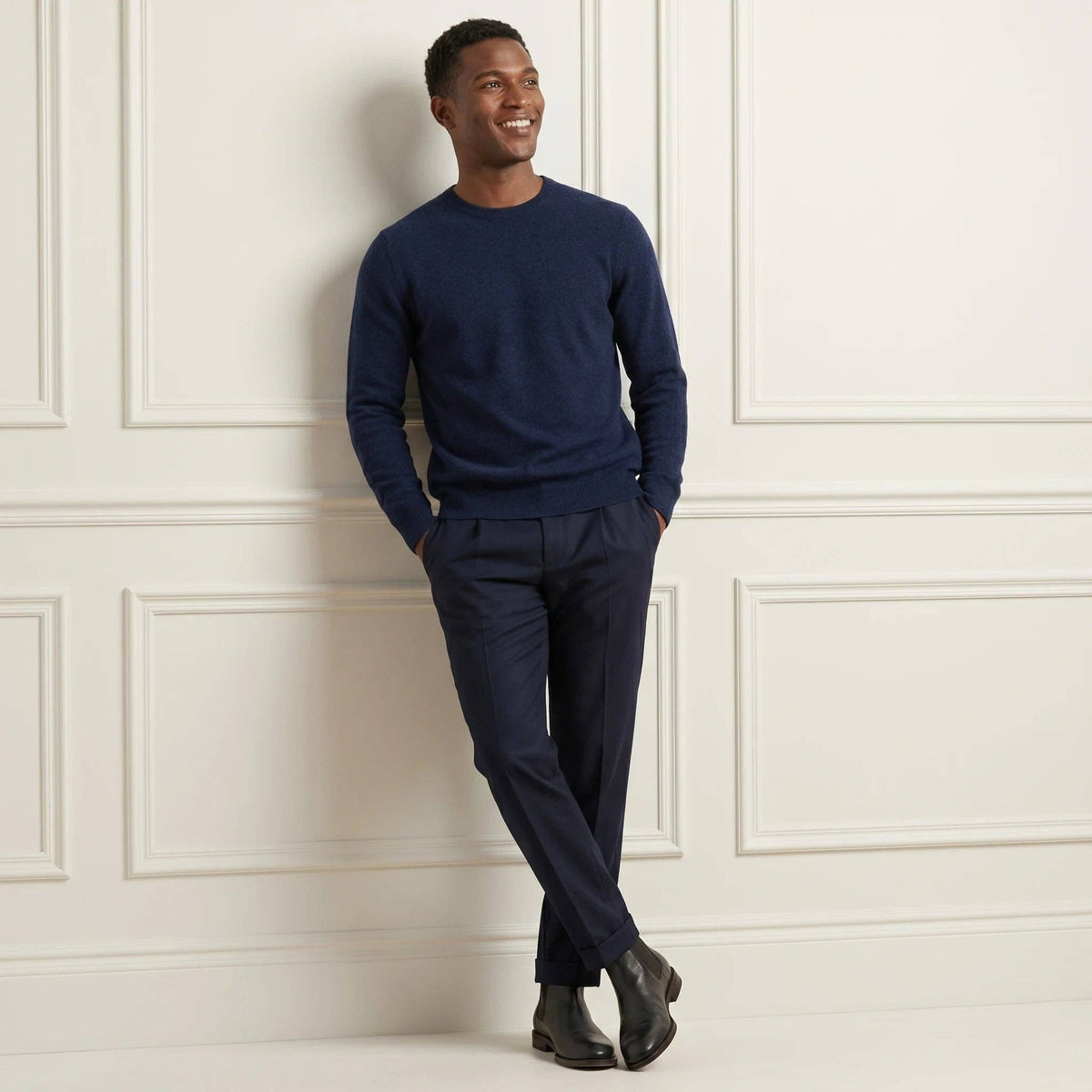 LUMUSAE LLC - Men's Cashmere Crewneck Sweater - The Original