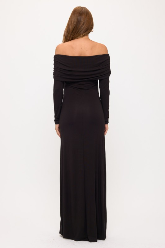 RENEE C. Off The Shoulder Maxi Dress
