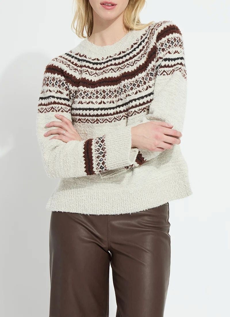 LYSSE Harriet Fair Isle Sweater